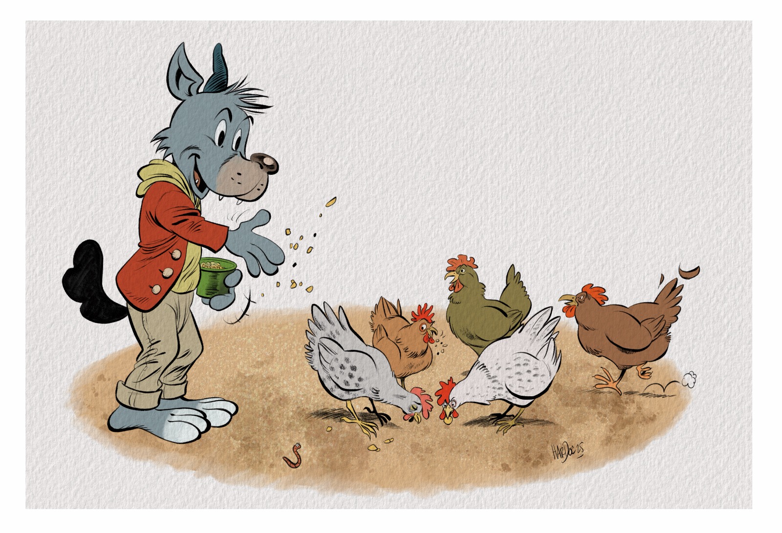 Tchot Leu i jue à ch'ju d'javelot